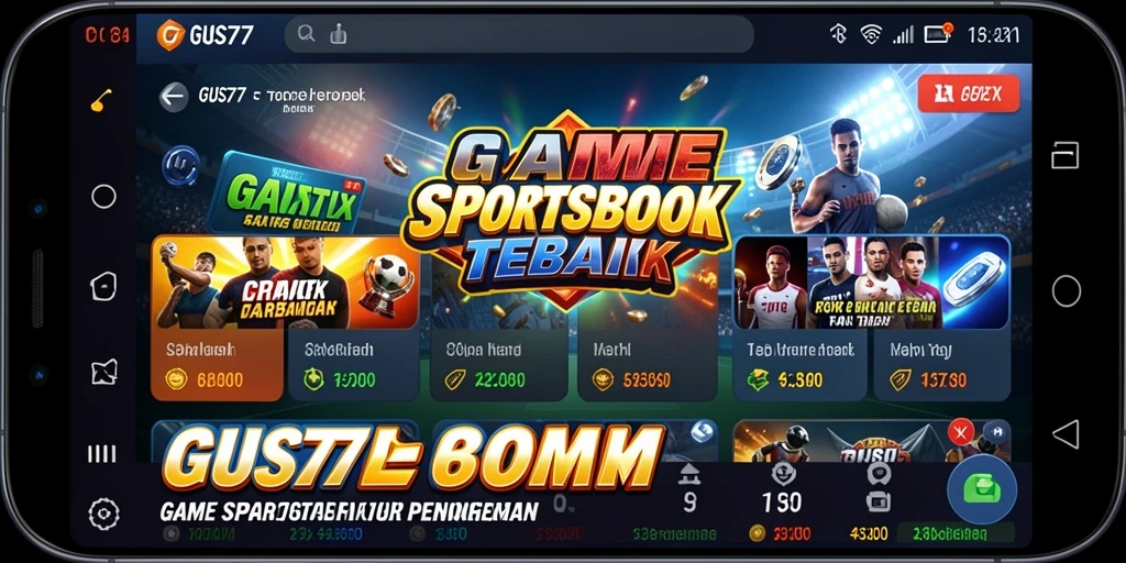 Tampilan gameplay GUS77 yang menampilkan berbagai opsi taruhan olahraga.