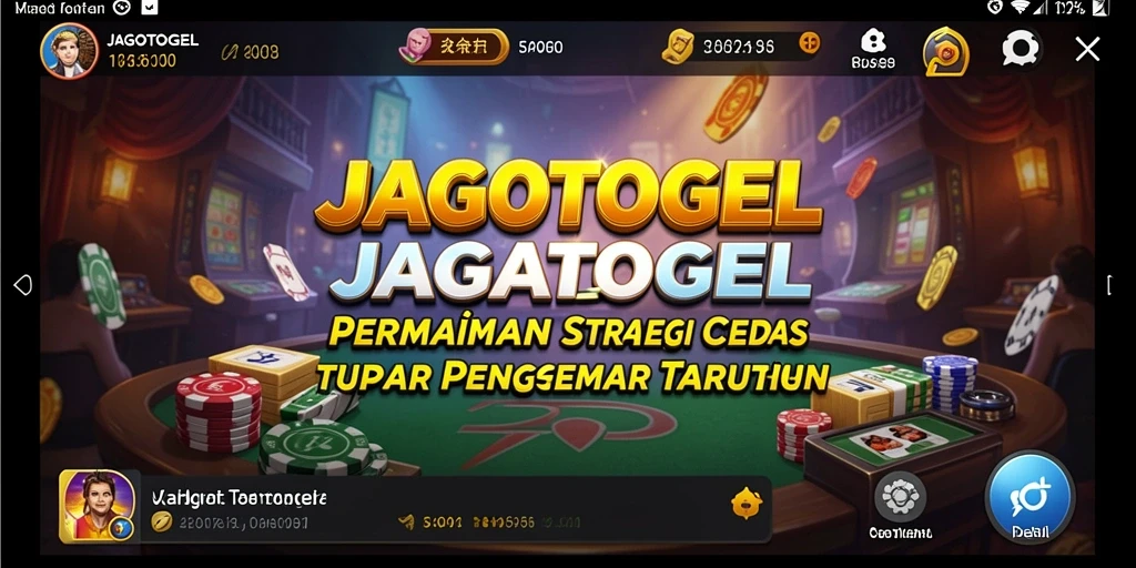 Tampilan gameplay <strong>JAGOTOGEL</strong> yang menarik dan strategis.