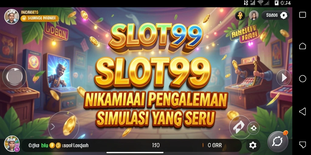 Tampilan gameplay menarik SLOT99 dengan berbagai mesin slot.