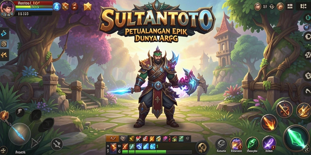 Screenshot permainan SULTANTOTO dengan aksi pertarungan ARPG yang mendebarkan.